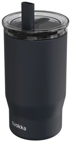 Nerezový termohrnček so slamkou Mist Black 720 ml