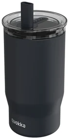 Nerezový termohrnček so slamkou Mist Black 720 ml