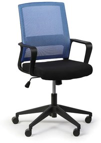 Kancelárska stolička LOW 1+1 ZADARMO, modrá