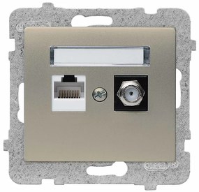 Sieťová a Anténová Zásuvka GPKA-D/M.ST Sigma