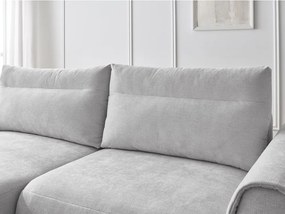 Svetlosivá rohová pohovka Aden – Bobochic Paris