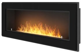 InFire - Vstavaný BIO krb 49x120 cm 3kW čierna