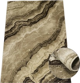 Koberec Wenus 7772 BEIGE – béžový obdĺžnikový so vzorom Rozmer: 300x400 cm