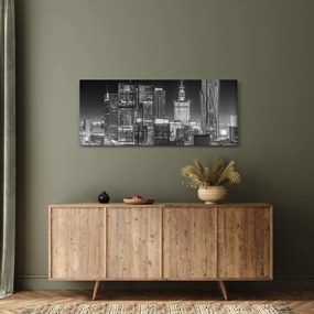 Obraz - Čiernobiely New York (120x50 cm)