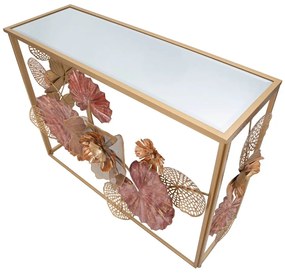 Oranžový konzolový stolík 41.5x114 cm Glam Redy – Mauro Ferretti