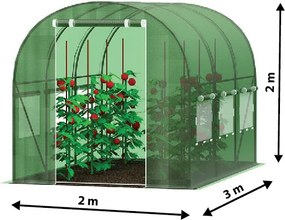 Foxigy Záhradný fóliovník 2x3m s UV filtrom STANDARD