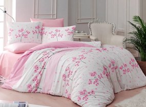 Brotex Predĺžené obliečky bavlna 140x220, 70x90 Viola pink zips