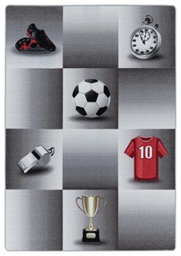 Ayyildiz, Kusový koberec Play 2906 grey, 140x200, šedá, detská izba