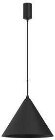 Závesné svietidlo Capital, 1x čierne kovové tienidlo, (fi 32cm), b