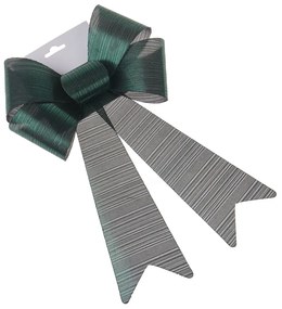 Vianočná mašľa 23 x 38 cm, zelená, 23 cm