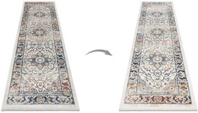 Koberec / behúň DISTIN 0834A granátový / modrý / žltý / terrakota