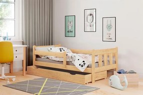 Jednolôžková posteľ 80 cm Cada (borovica) (s roštom a úl. priestorom). Vlastná spoľahlivá doprava až k Vám domov. 1008009