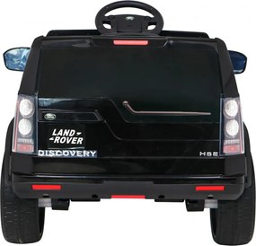 Ramiz Land Rover Discovery Elektrické auto pre deti Čierne SUV + diaľkové ovládanie