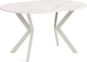 Okrúhly rozkladací jedálensky stôl DEVO Veľkosť: 90 - 128 cm