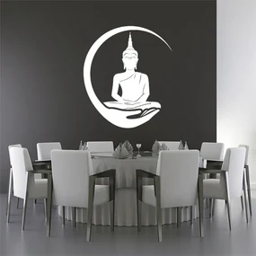 Sablio Samolepka na stenu: Thajský Budha - 104x120 cm