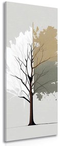 Obraz zaujímavý minimalistický strom - 50x150