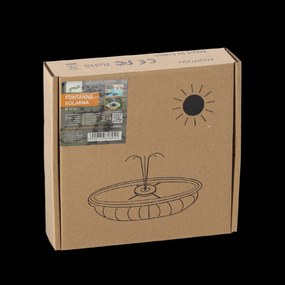 Garden Line Solárna fontána priemer 16 cm