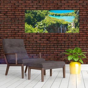Obraz - Vodopády (120x50 cm)