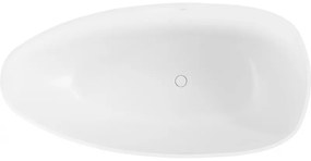 Mexen Imola, voľne stojaca vaňa z konglomerátu 150 x 77 cm, biela matná, 57281507600