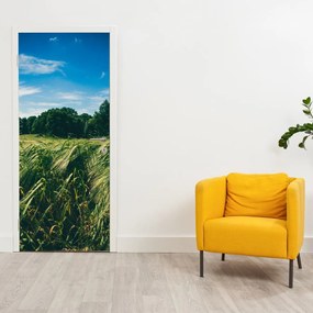 Fototapeta na dvere - Lúka a les (95x205cm)
