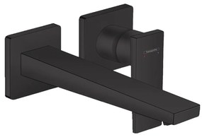Hansgrohe Metropol, umývadlová batéria pod omietku 225 mm, 2-otvorová inštalácia, čierna matná, HAN-32526670