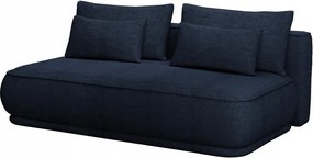 Pohovka trojsedačka Lesanna (námornícka modrá čierna)