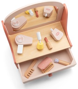 Drevený toaletný stolík