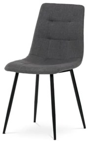 Jedálenská stolička Autronic 45x88 cm sivá látka DCL-974 GREY2