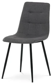 Jedálenská stolička Autronic 45x88 cm sivá látka DCL-974 GREY2