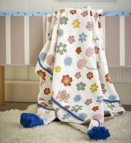 Bloomingville Prehoz z recyklovanej bavlny Cherry 130 × 160 cm