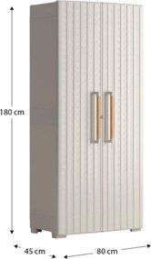 KIS Vysoká delená skriňa GROOVE 80 cm
