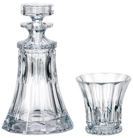 Crystalite Bohemia krištáľový whisky set Wellington (1+6)