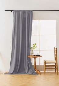 Záves OXFORD LIGHT 140x250 cm, svetlosivý Zavesenie: Riasiaca páska