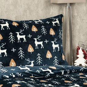 4Home obliečky mikroflanel Nordic Deer, 160 x 200 cm, 70 x 80 cm