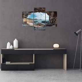 Obraz - Jaskyňa pri mori (90x60 cm)
