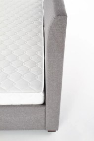 Čalúnená posteľ Dena 140x200 cm sivá
