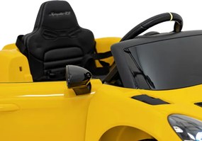 Elektrické autíčko Porsche Spyder RS 718 MP4 žlté