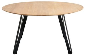 Muubs Jedálenský stôl SPACE SMOKED okrúhly P. 150 cm, prírodný dub