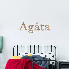 DUBLEZ | Vlastné meno na stenu z dreva