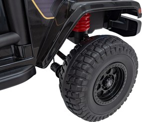 Ramiz OFF-ROAD 3.0 terénne auto pre deti čierne + diaľkové ovládanie + pomalý štart + pásy + LED audio