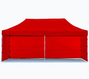 Ekspand Nožnicový stan ŠTANDARD 3x6 m ČERVENÝ