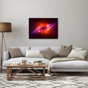 Sklenený obraz modernej tŕnistej abstrakcie (70x50 cm)