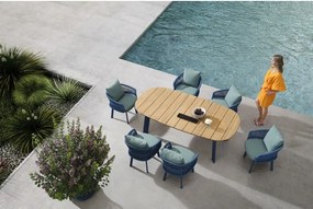 AiO 6-miestna jedálenská súprava modrá