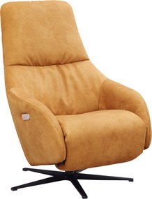 XXXLutz RELAXAČNÉ KRESLO, textil, kari žltá Chilliano - Kreslá - 000137008401