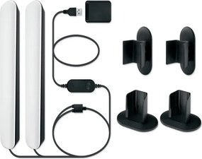 Philips - SADA 2× LED RGBIC stmievateľné svietidlo SMART GRADIENT LED/8 W/230 V Wi-Fi