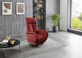 XXXLutz RELAXAČNÉ KRESLO, koža, červená Sit & More - Online Only obývacie izby - 000144006126