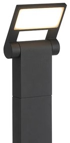 Moderný vonkajší stĺpikový svietidlo antracit 60 cm vrátane LED IP54 - Zane