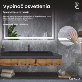 Zrkadlo s LED osvetlením F2