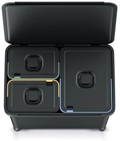 Odpadkový kôš na triedený odpad NKS60W3 43 l - čierna