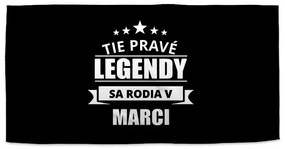 Sablio Uterák Tie pravé legendy sa rodia v marci - 50x100 cm